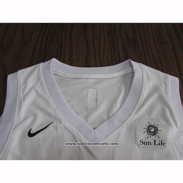 Camiseta Toronto Raptors Kawhi Leonard #2 Ciudad 2018 Blanco